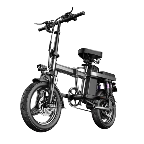 Bicicleta elétrica dobrável Starmega F9 400 W, com rodas aro 14.